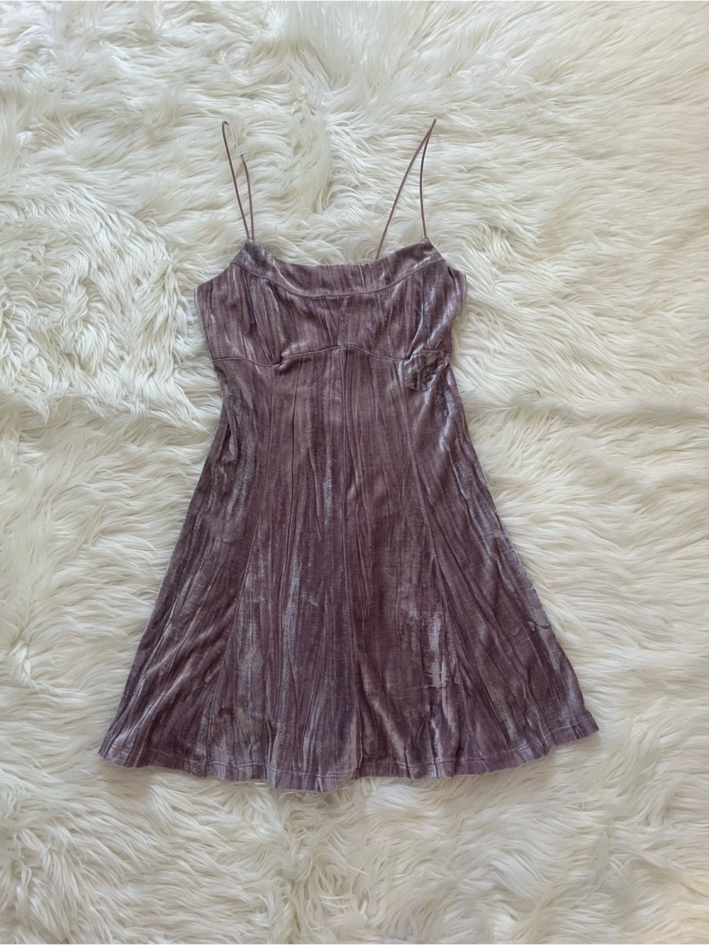 Wild Fable Lilac Velvet Mini Dress Size Small